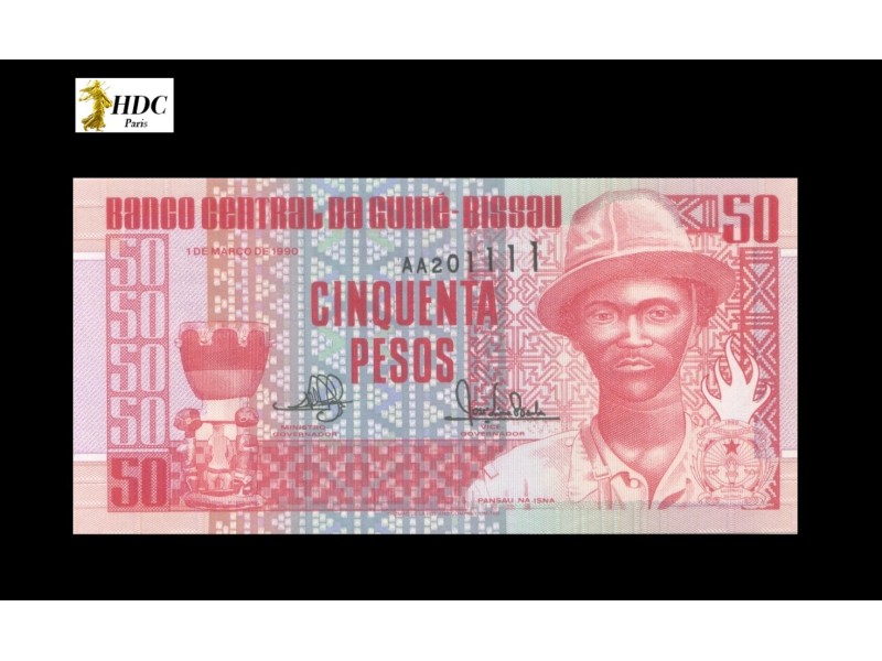 50 Pesos GUINÉE BISSAU 1990 P.10
