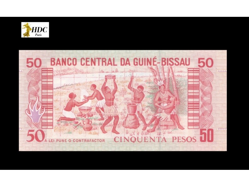 50 Pesos GUINÉE BISSAU 1990 P.10