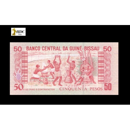 50 Pesos GUINÉE BISSAU 1990 P.10