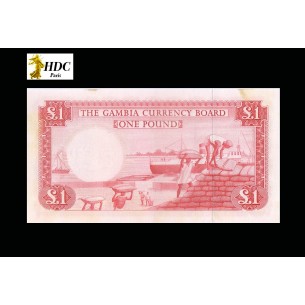 1 Pound GAMBIE 1965 P.2a 2
