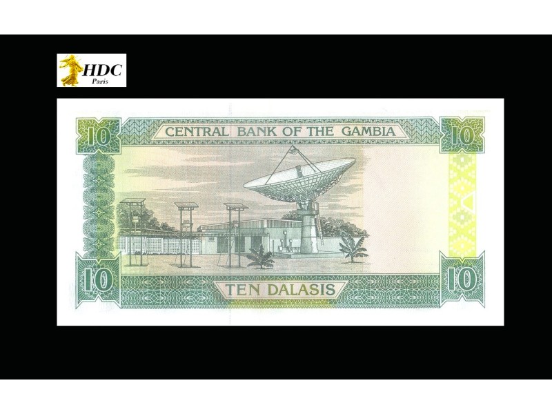 10 Dalasis GAMBIE (1991) P.13b