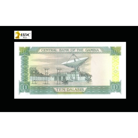 10 Dalasis GAMBIE (1991) P.13b