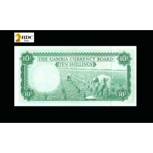 10 Shillings GAMBIE 1965 P.1a 2