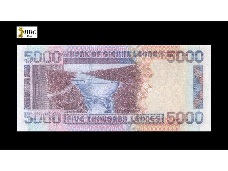 5000 Leones SIERRA LEONE 2002 P.27a