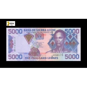 5000 Leones SIERRA LEONE 2002 P.27a
