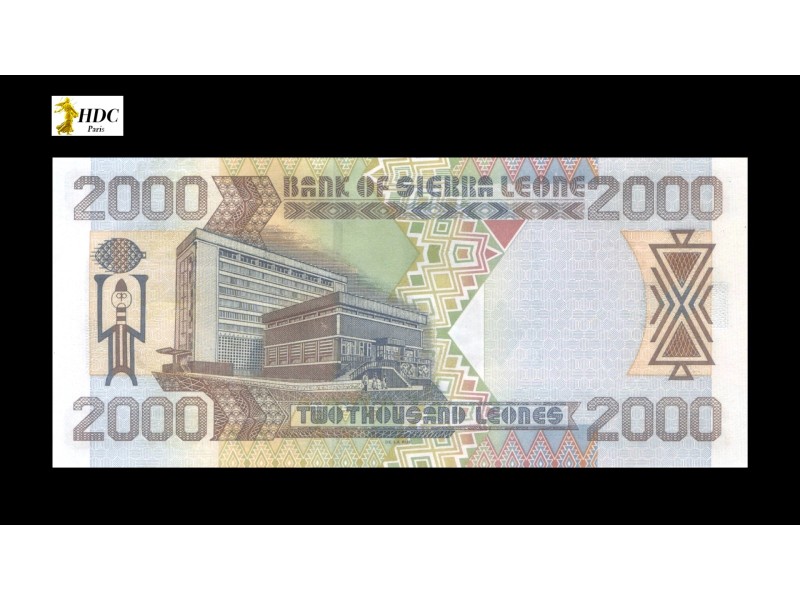 2000 Leones SIERRA LEONE 2002 P.26a