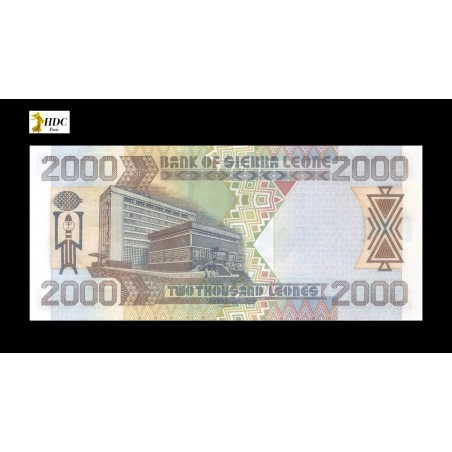 2000 Leones SIERRA LEONE 2002 P.26a