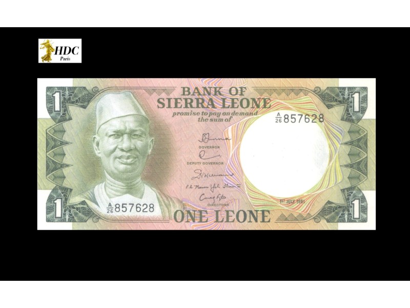 1 Leone SIERRA LEONE 1984 P.5e