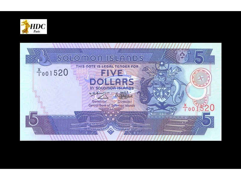 5 Dollars ÎLES SALOMON 1997 P.19