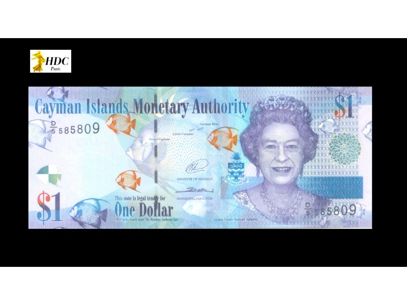 1 Dollar ÎLES CAIMANS 2014 P.38d