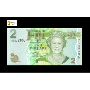 2 Dollars FIDJI 2007 P.109a