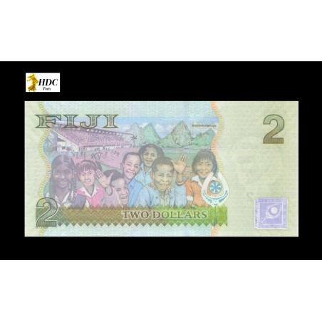 2 Dollars FIDJI 2007 P.109a