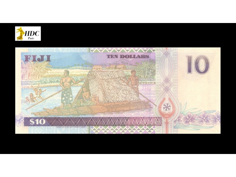 10 Dollars FIDJI 2002 P.106a