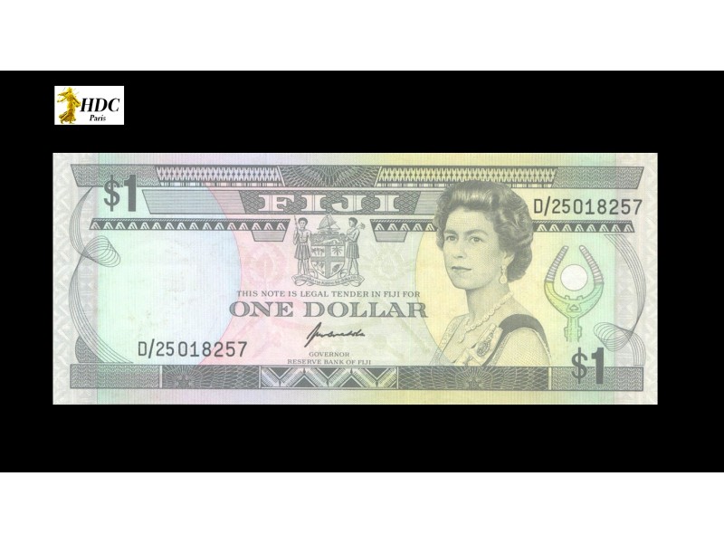 1 Dollar FIDJI 1993 P.89a
