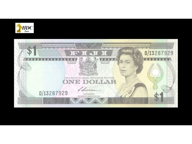 1 Dollar FIDJI 1993 P.86a