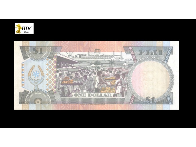 1 Dollar FIDJI 1993 P.89a