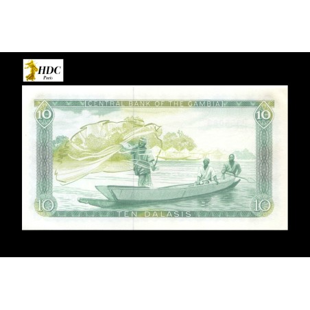 10 Dalasis GAMBIE (1987) P.10a