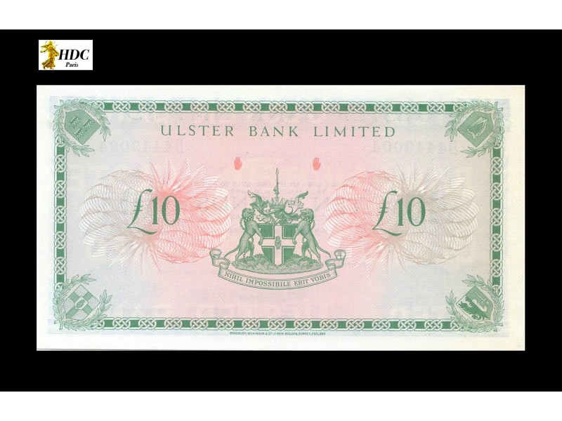 10 Pounds IRLANDE DU NORD 1983 P.327c