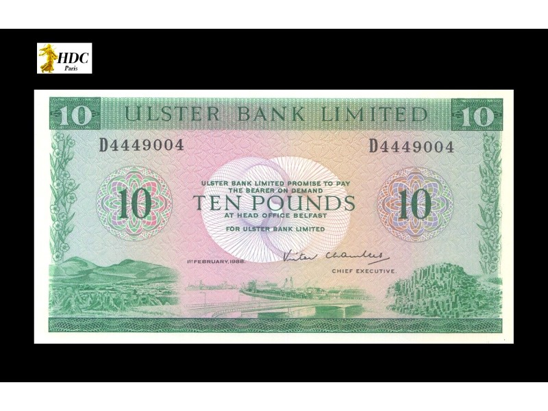 10 Pounds IRLANDE DU NORD 1983 P.327c