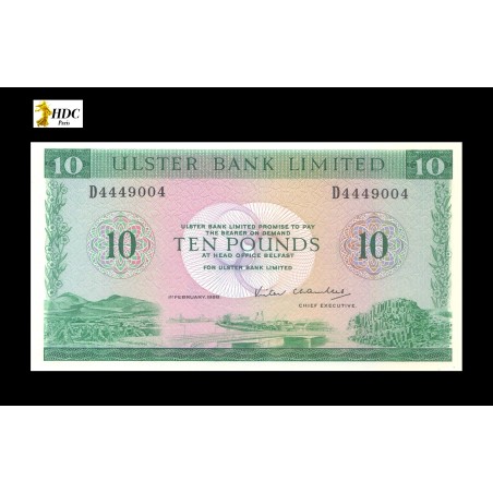 10 Pounds IRLANDE DU NORD 1983 P.327c