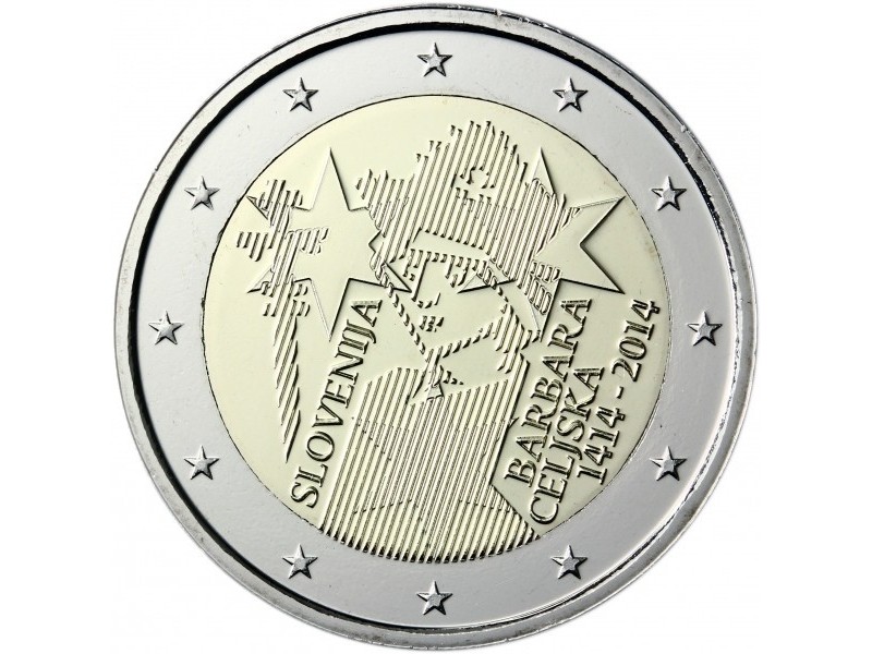 2 Euros com Slovénie 2014- Barbara Celiska