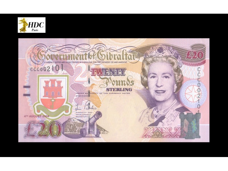 20 Pounds GIBRALTAR 2004 P.31