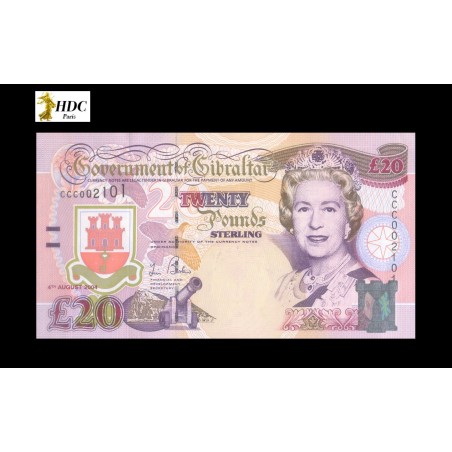 20 Pounds GIBRALTAR 2004 P.31