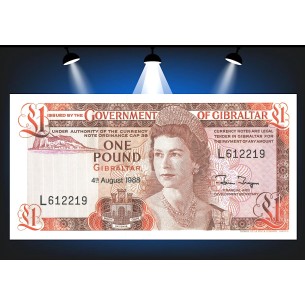 1 Pound GIBRALTAR 1988 P.20e
