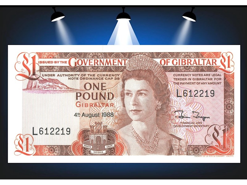1 Pound GIBRALTAR 1988 P.20e