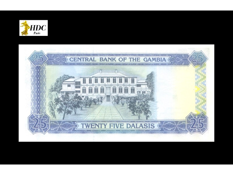 25 Dalasis GAMBIE (1991) P.14a