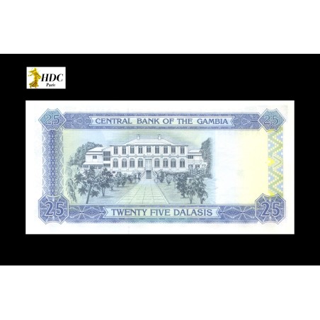 25 Dalasis GAMBIE (1991) P.14a