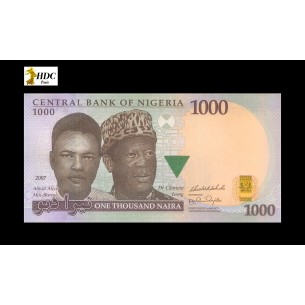 1000 Naira NIGERIA 2007 P.36c