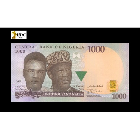 1000 Naira NIGERIA 2007 P.36c
