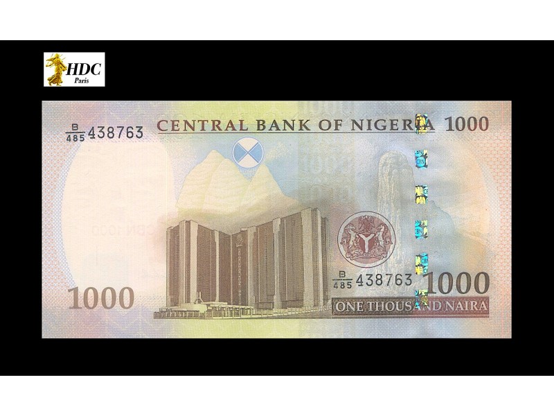 1000 Naira NIGERIA 2007 P.36c