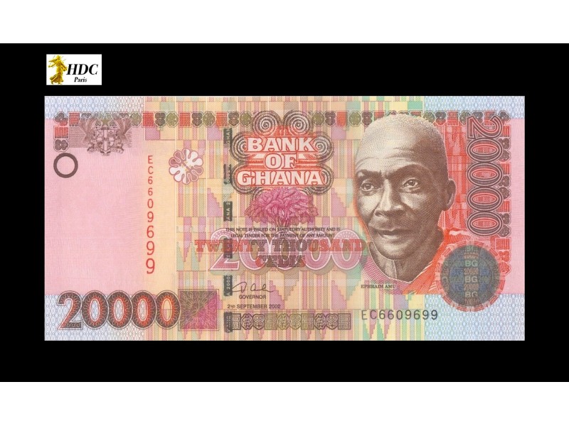 20000 CEDIS GHANA 2002 P.36a