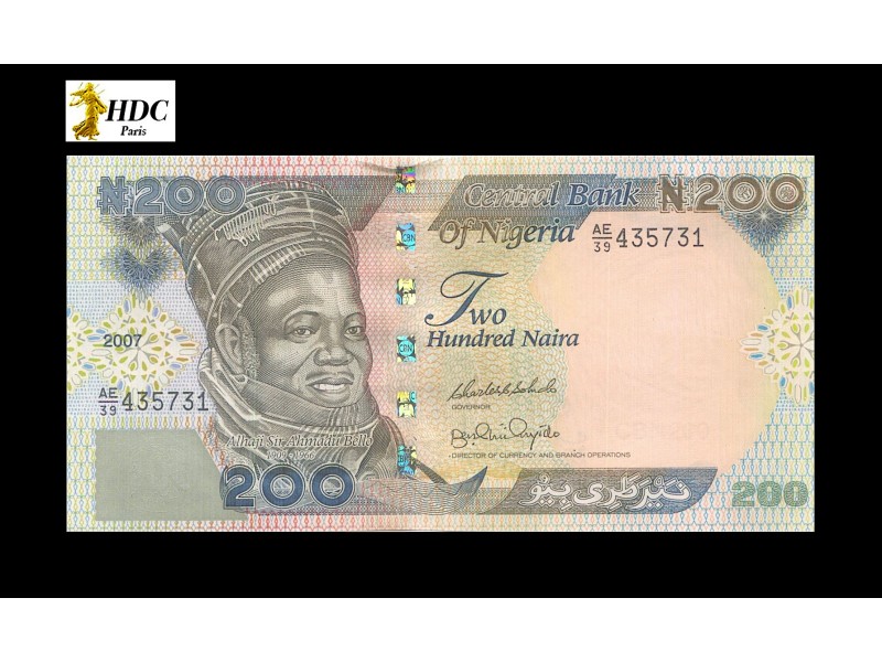 200 Naira NIGERIA 2007 P.29f