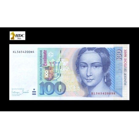 100 Deutsche Mark ALLEMAGNE FÉDÉRALE 1996 P.46