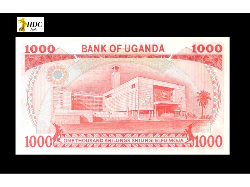 1000 Shillings OUGANDA 1986 P.26
