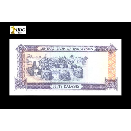50 Dalasis GAMBIE (1989) P.15a