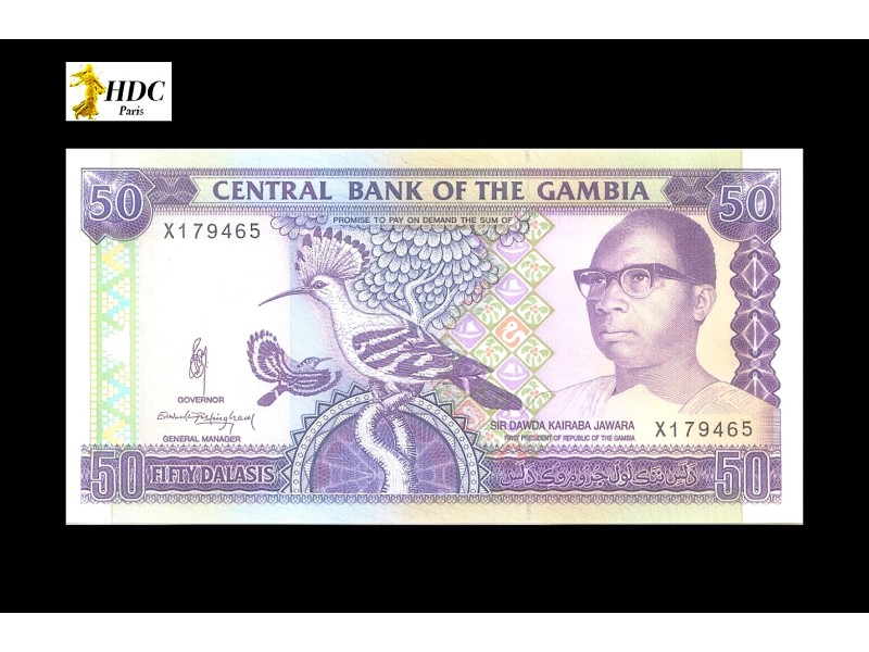 50 Dalasis GAMBIE (1989) P.15a