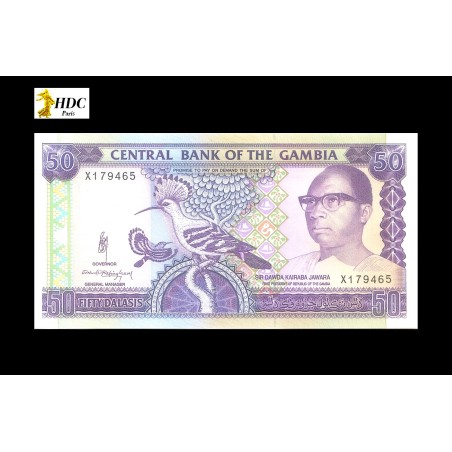 50 Dalasis GAMBIE (1989) P.15a