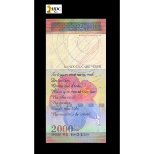 2000 Escudos CAP VERT 1999 P.66a 2