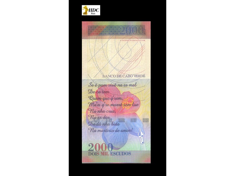 2000 Escudos CAP VERT 1999 P.66a