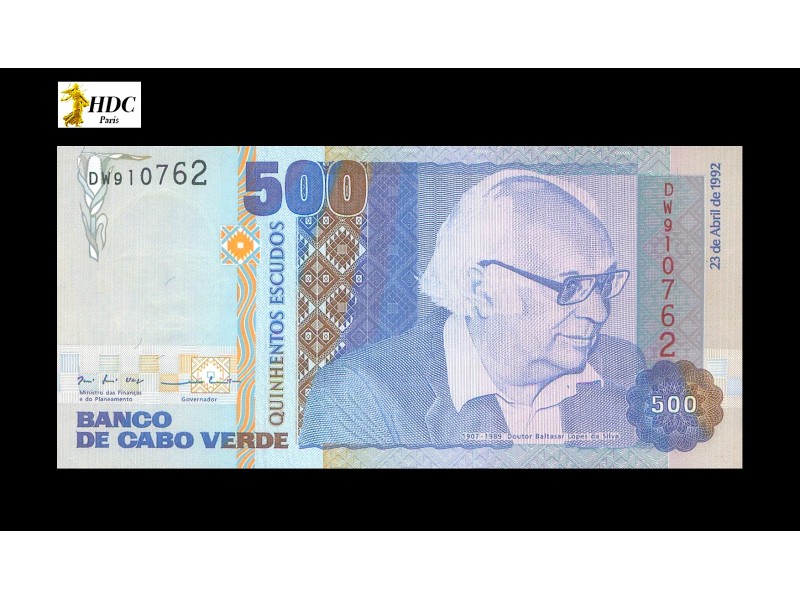 500 Escudos CAP VERT 1992 P.64a