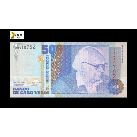 500 Escudos CAP VERT 1992 P.64a