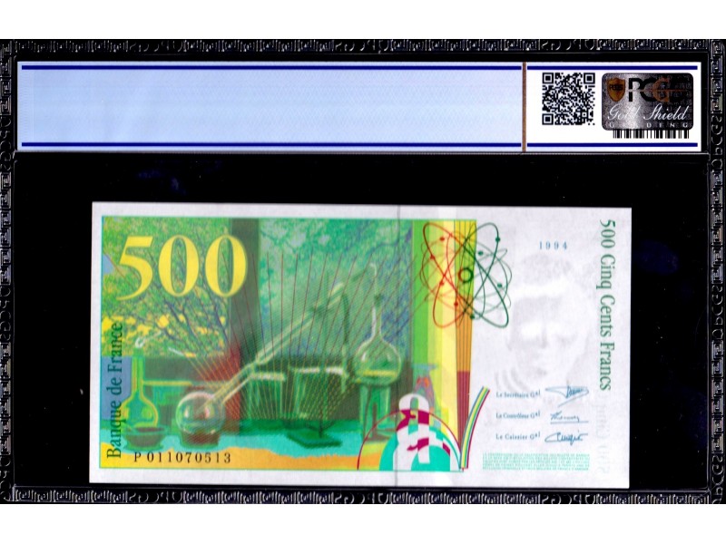 500 Francs Pierre Marie Curie 1994 F.76-01