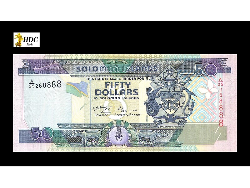 50 Dollars ÎLES SALOMON 1986 P.17a