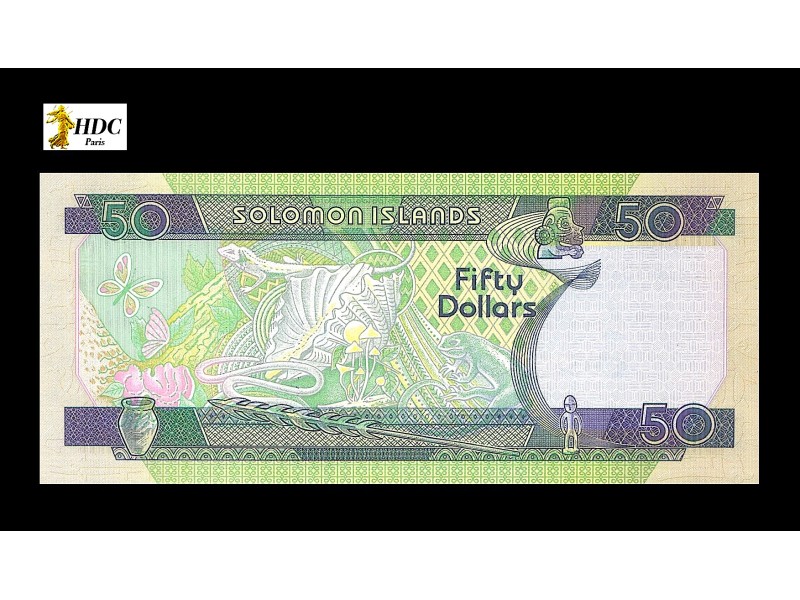 50 Dollars ÎLES SALOMON 1986 P.17a