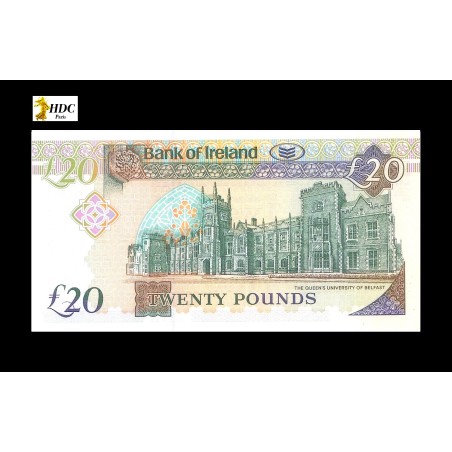 20 Pounds IRLANDE DU NORD 2005 P.80v