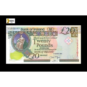 20 Pounds IRLANDE DU NORD 2005 P.80v